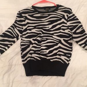 Zebra sweater. Forever 21. Size M. Never worn.